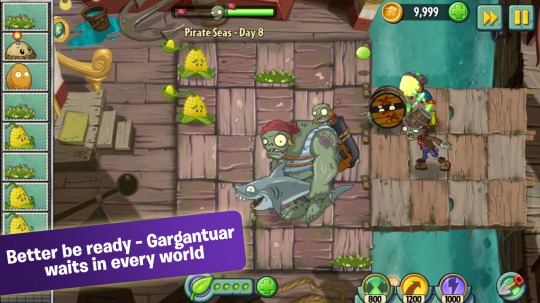 Plants Vs. Zombies 2 update turns the world upside down with new map  mechanics - Android Community